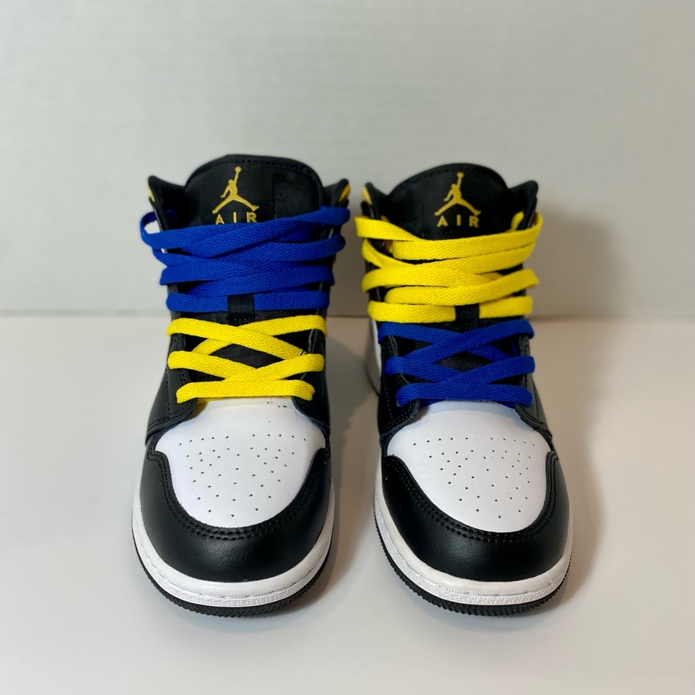 NIKE Jordan 1 Mid | Black & Gold | 4.5 Y